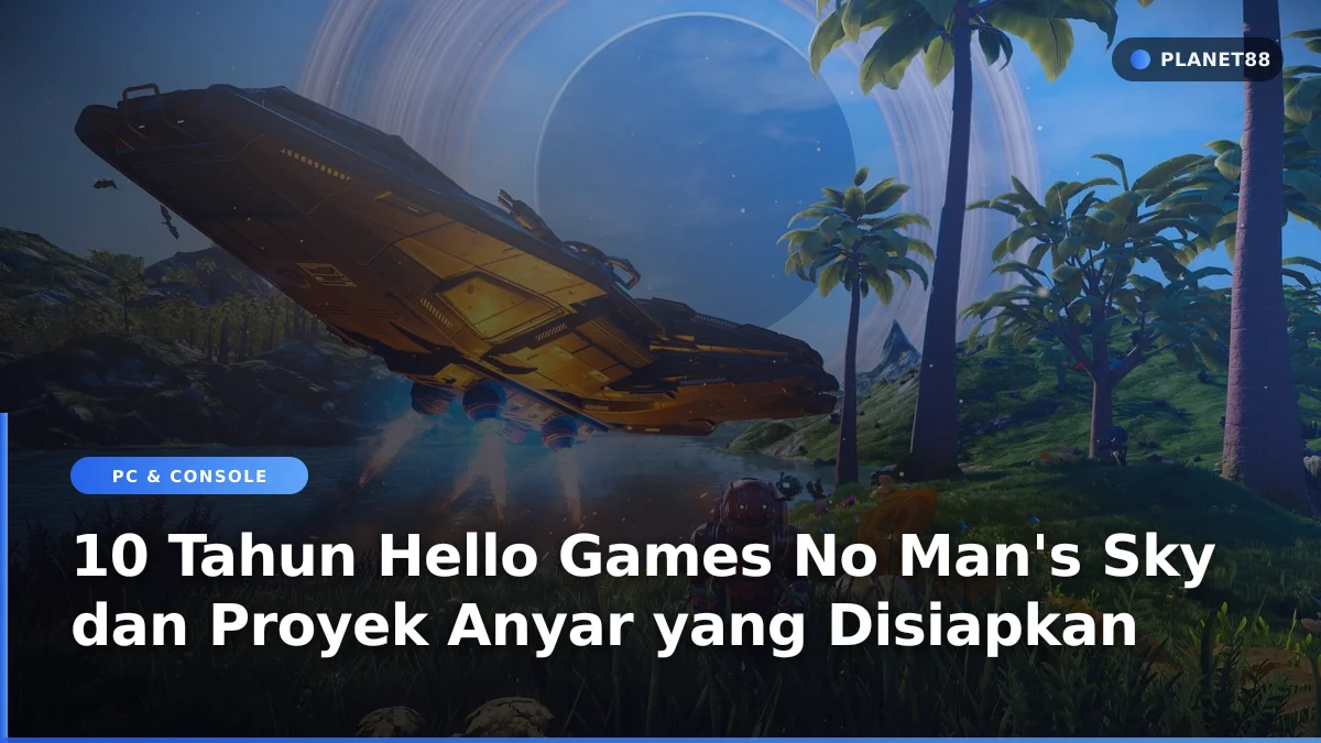 Eksplorasi planet luar angkasa dalam game Hello Games No Man's Sky