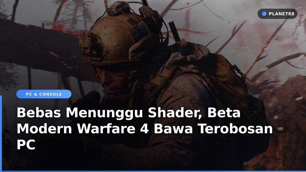 Pemain PC bersiap bermain Call of Duty Modern Warfare 4 tanpa kendala kompilasi shader