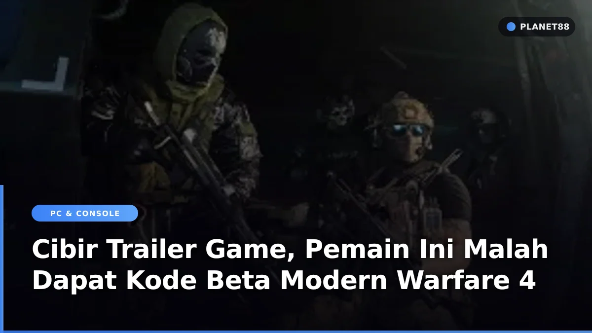 Pemain memegang pengontrol game di depan layar yang menampilkan permainan perang