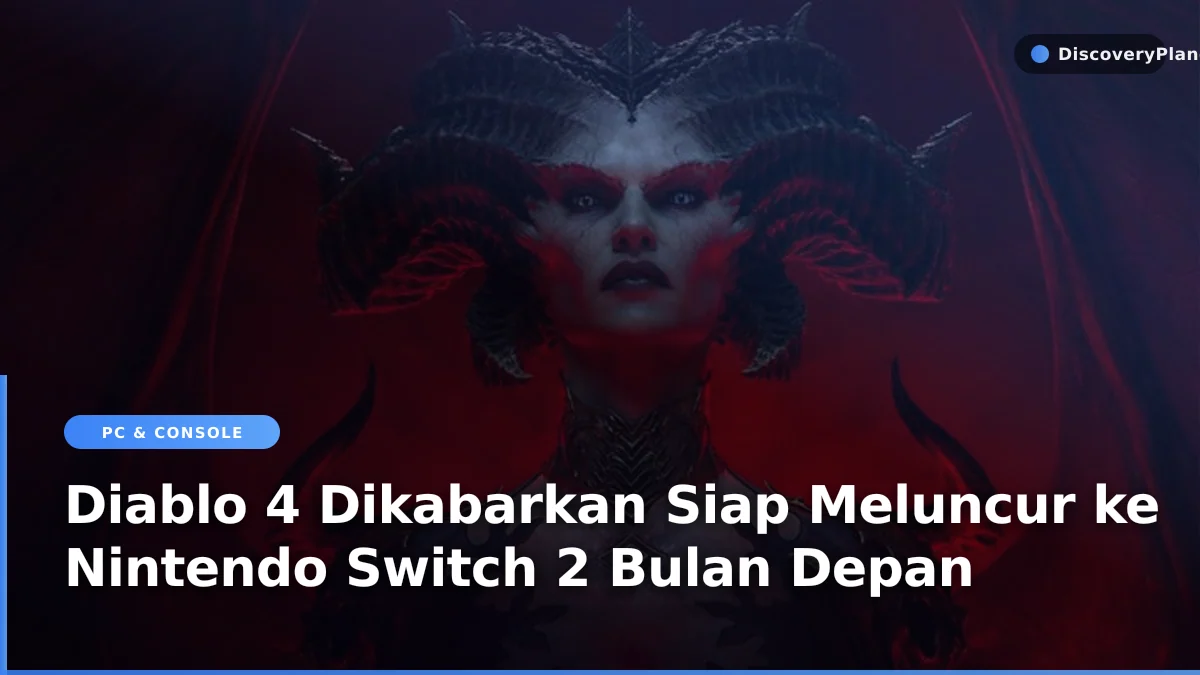Karakter game Diablo 4 bertarung melawan iblis