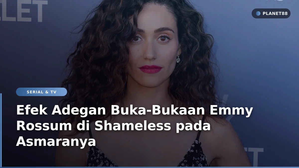 Emmy Rossum pemeran Fiona Gallagher dalam serial drama Shameless