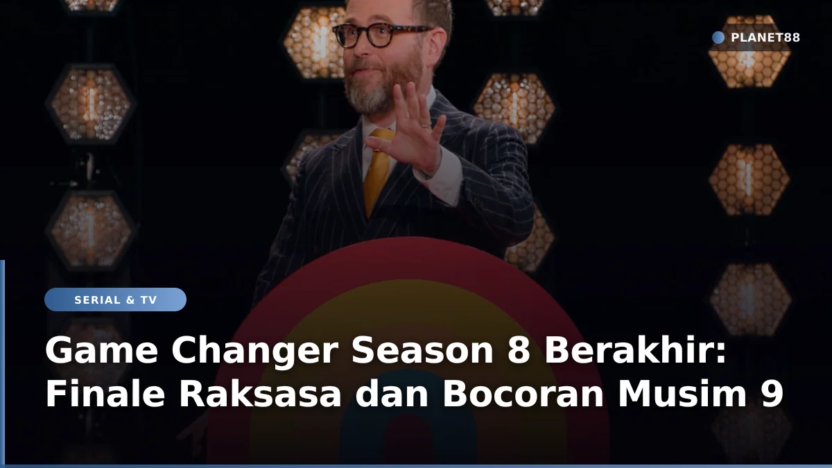 Sam Reich saat membawakan episode acara game komedi Game Changer