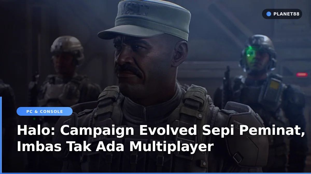 Karakter Master Chief dalam game FPS Halo