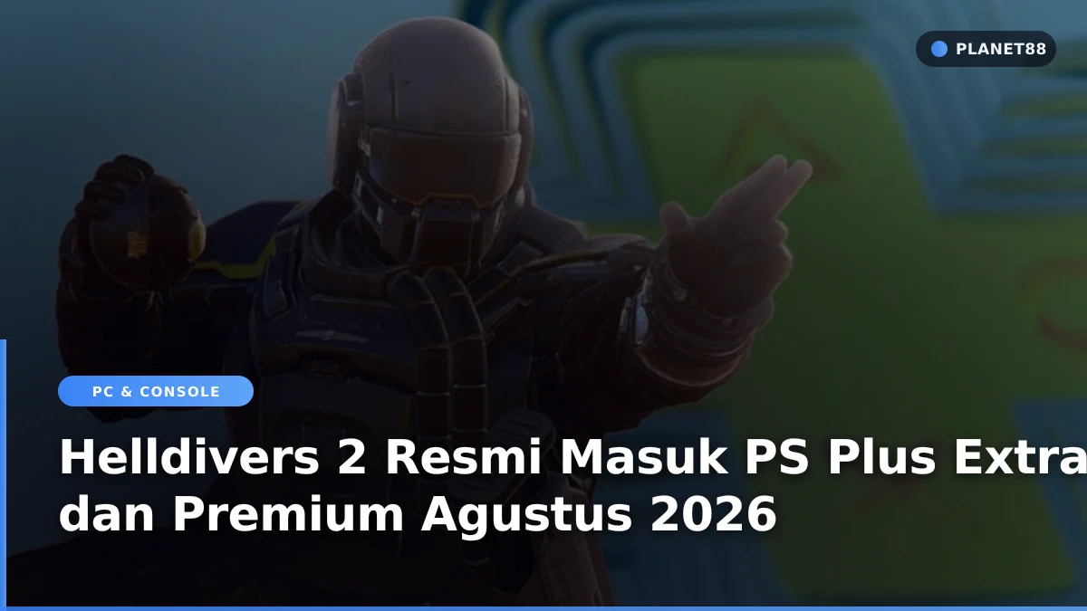 Prajurit Helldivers 2 bertempur melawan alien di planet asing