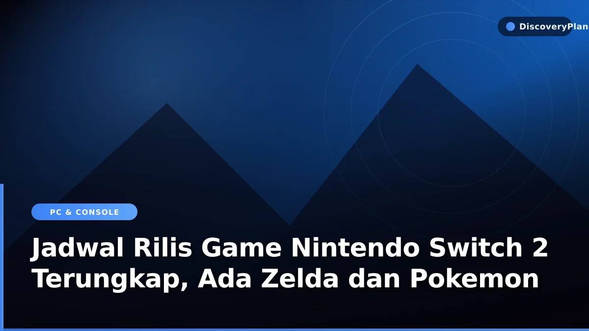 Konsol game Nintendo Switch 2 dengan kontroler warna-warni