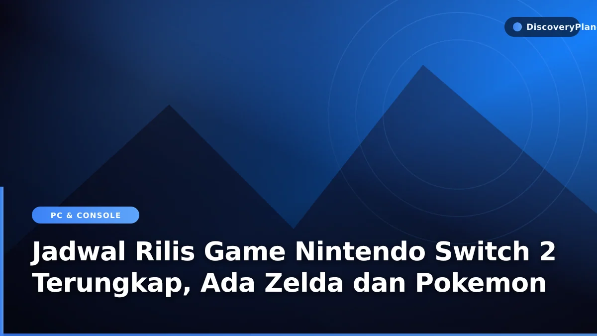 Konsol game Nintendo Switch 2 dengan kontroler warna-warni