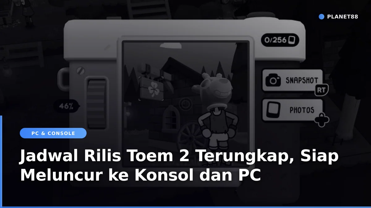 Ilustrasi petualangan game puzzle fotografi Toem 2