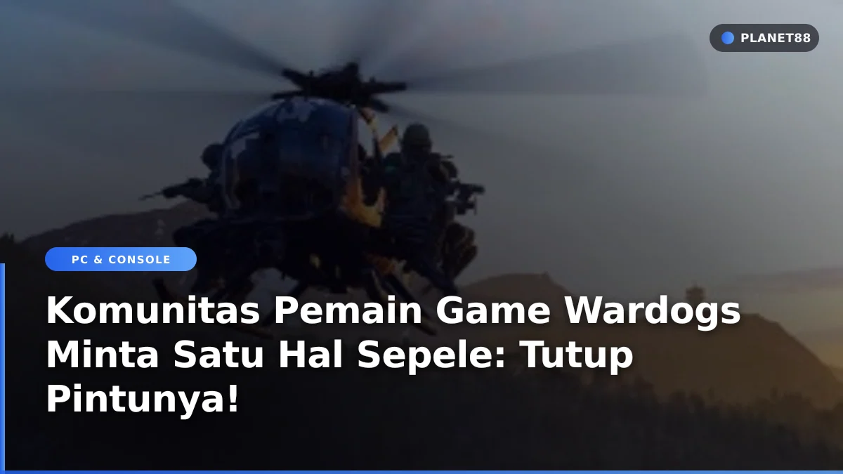 Prajurit dalam game FPS sedang mengamankan ruangan di balik pintu