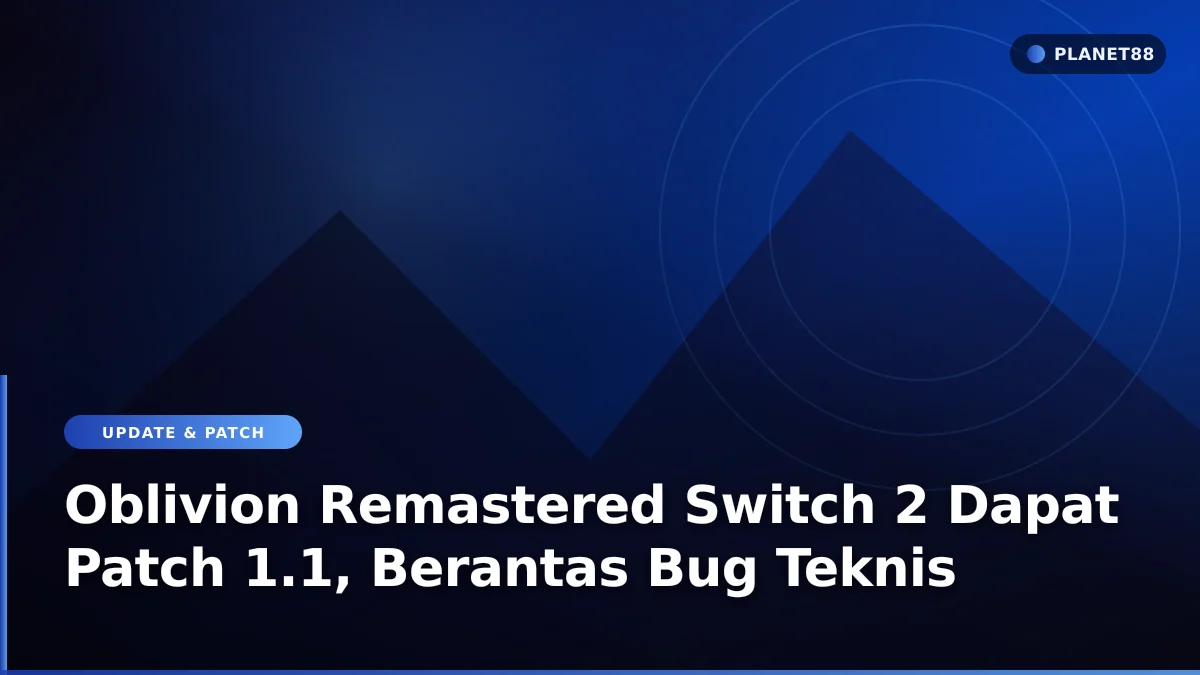 Karakter game RPG menjelajahi dunia terbuka di Nintendo Switch 2