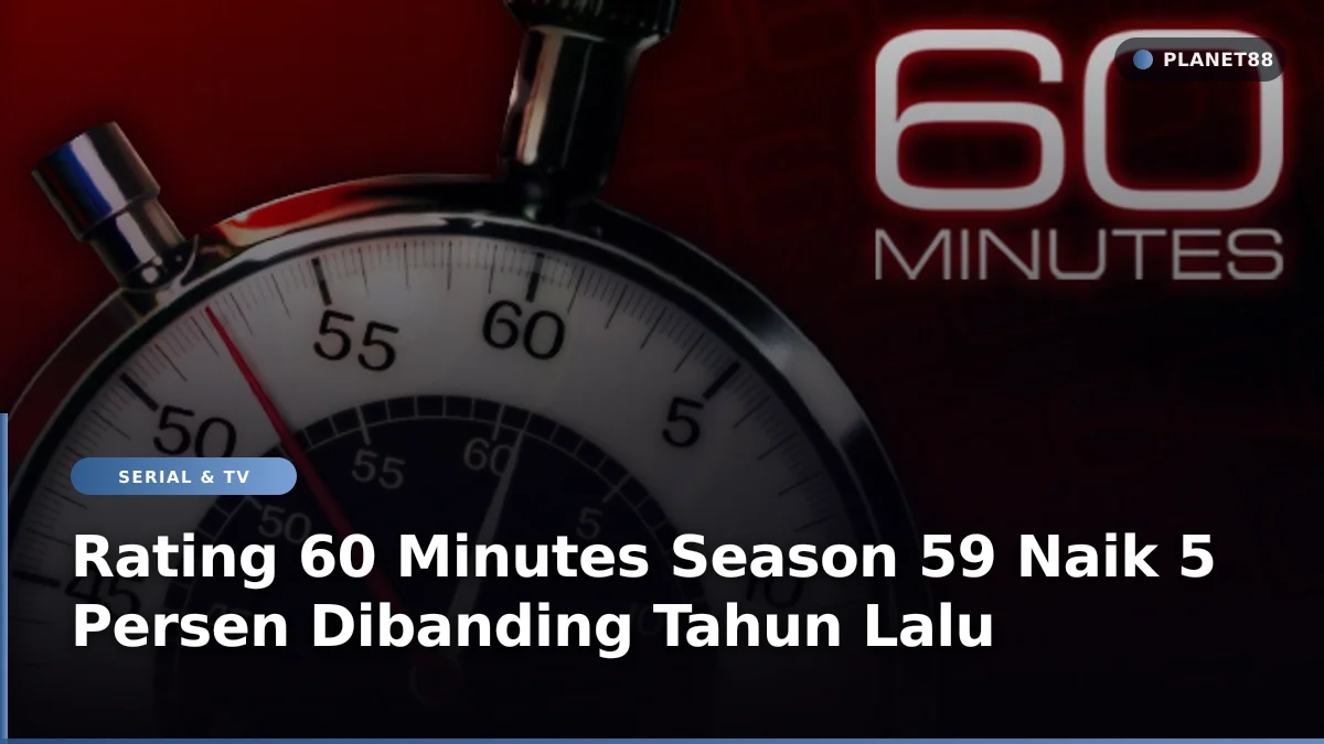 Program berita 60 Minutes Season 59 di saluran CBS