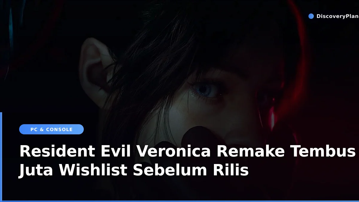 Karakter Resident Evil dalam suasana mencekam game survival horror