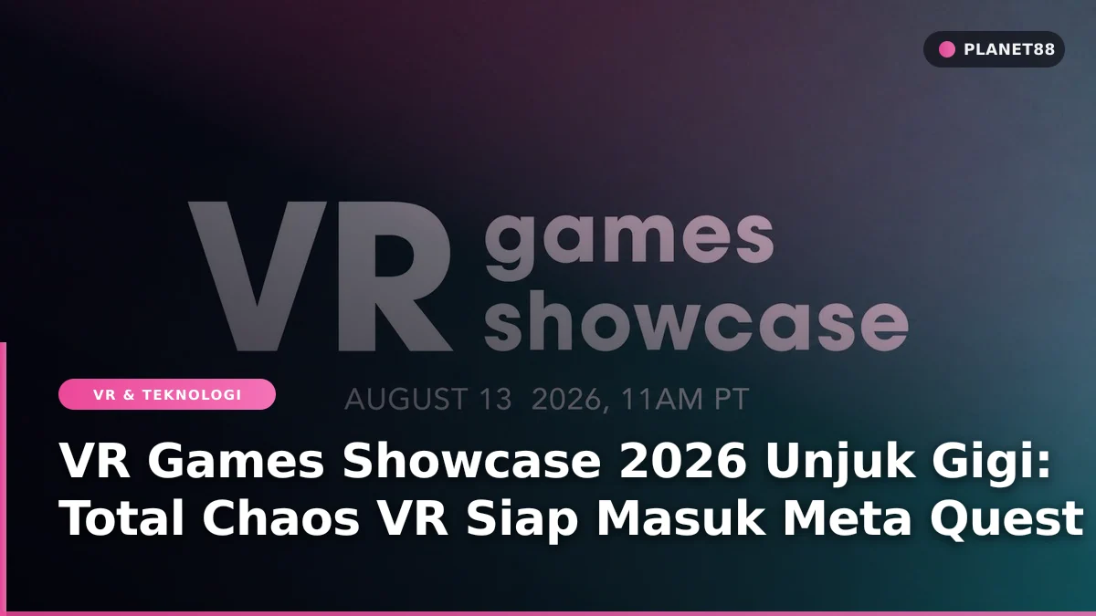 Pengumuman game terbaru di ajang VR Games Showcase 2026 untuk platform Meta Quest